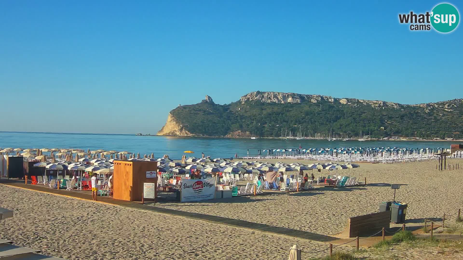 Poetto beach webcam | Cagliari | Sardinia