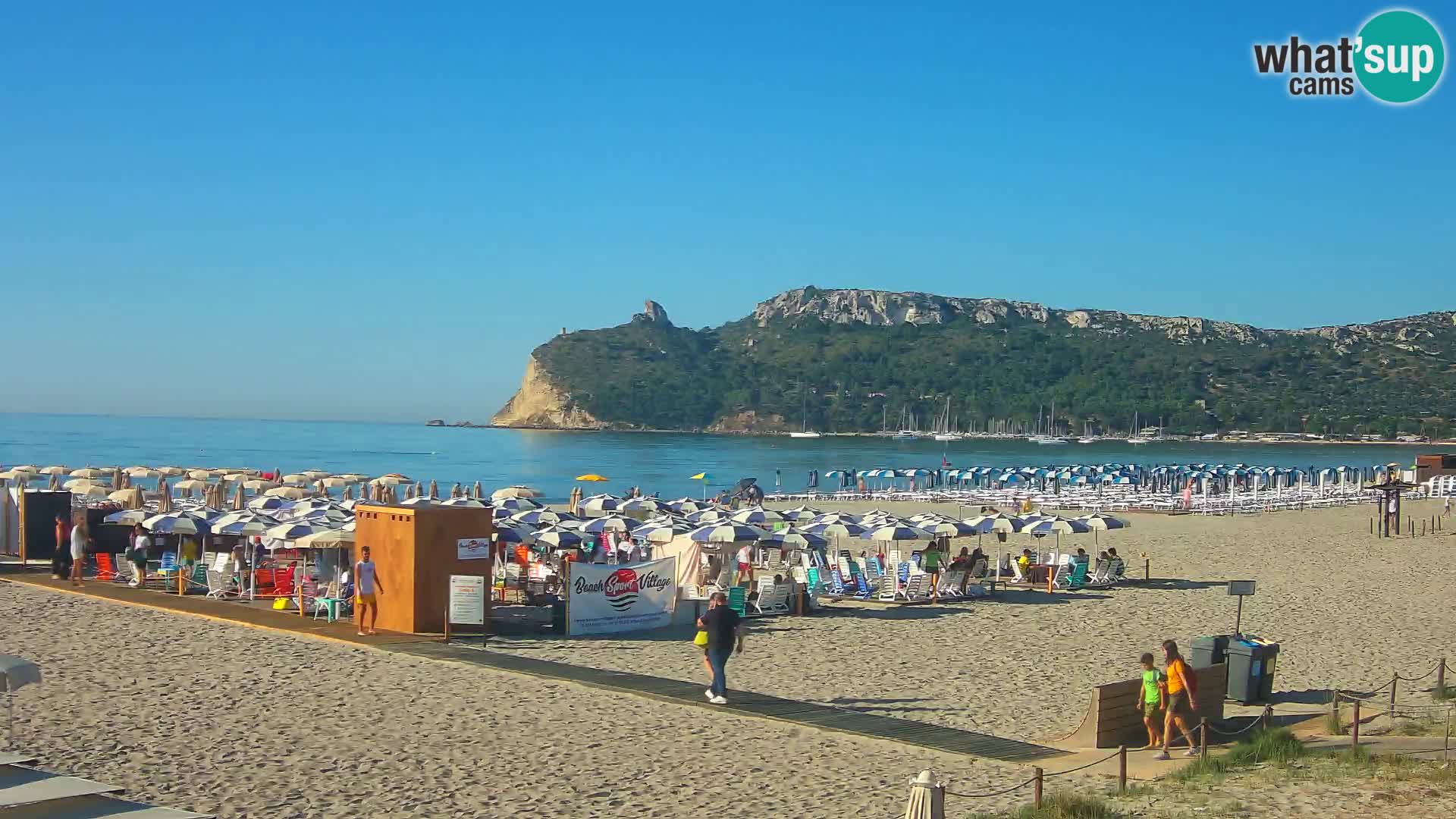 Poetto beach webcam | Cagliari | Sardinija