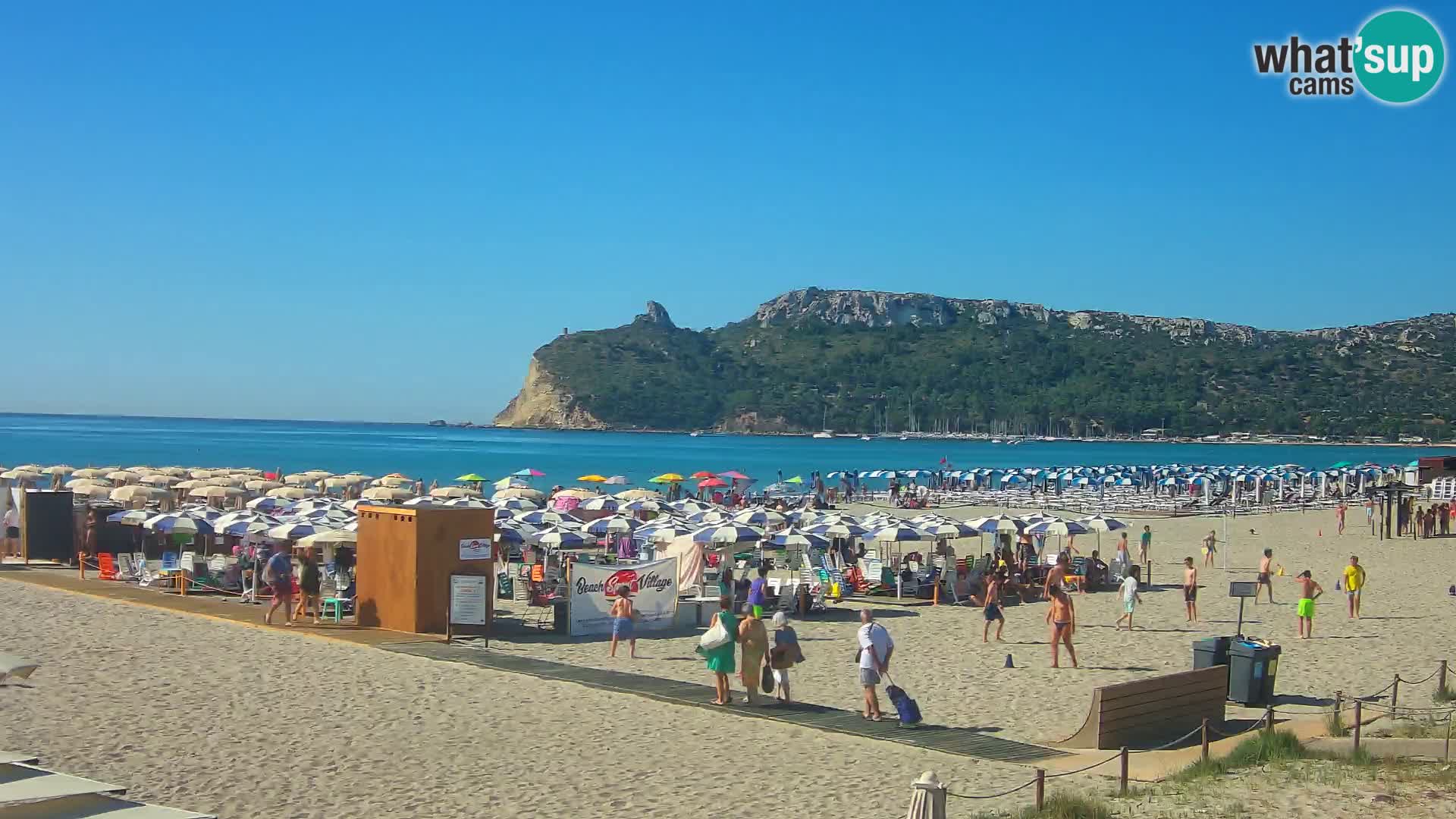 Poetto beach webcam | Cagliari | Sardinija