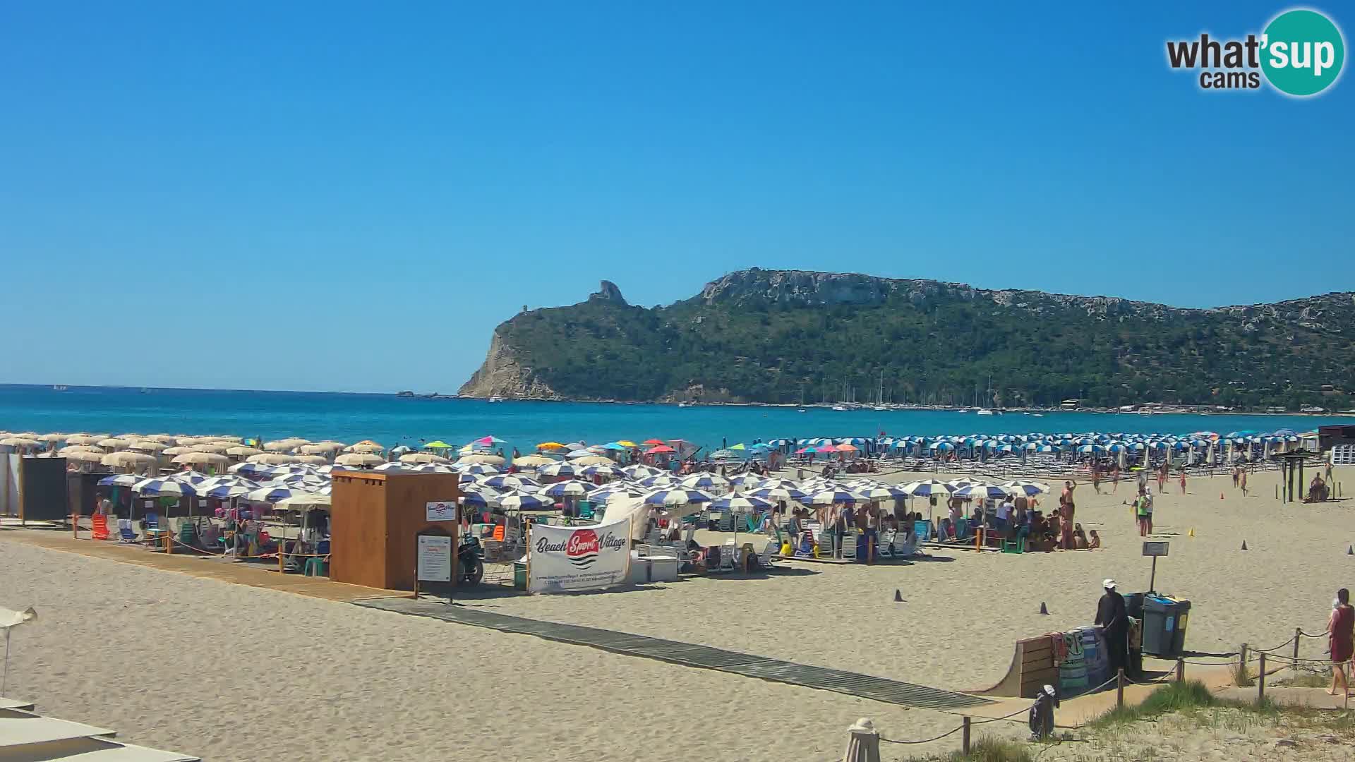 Poetto beach webcam | Cagliari | Sardinia