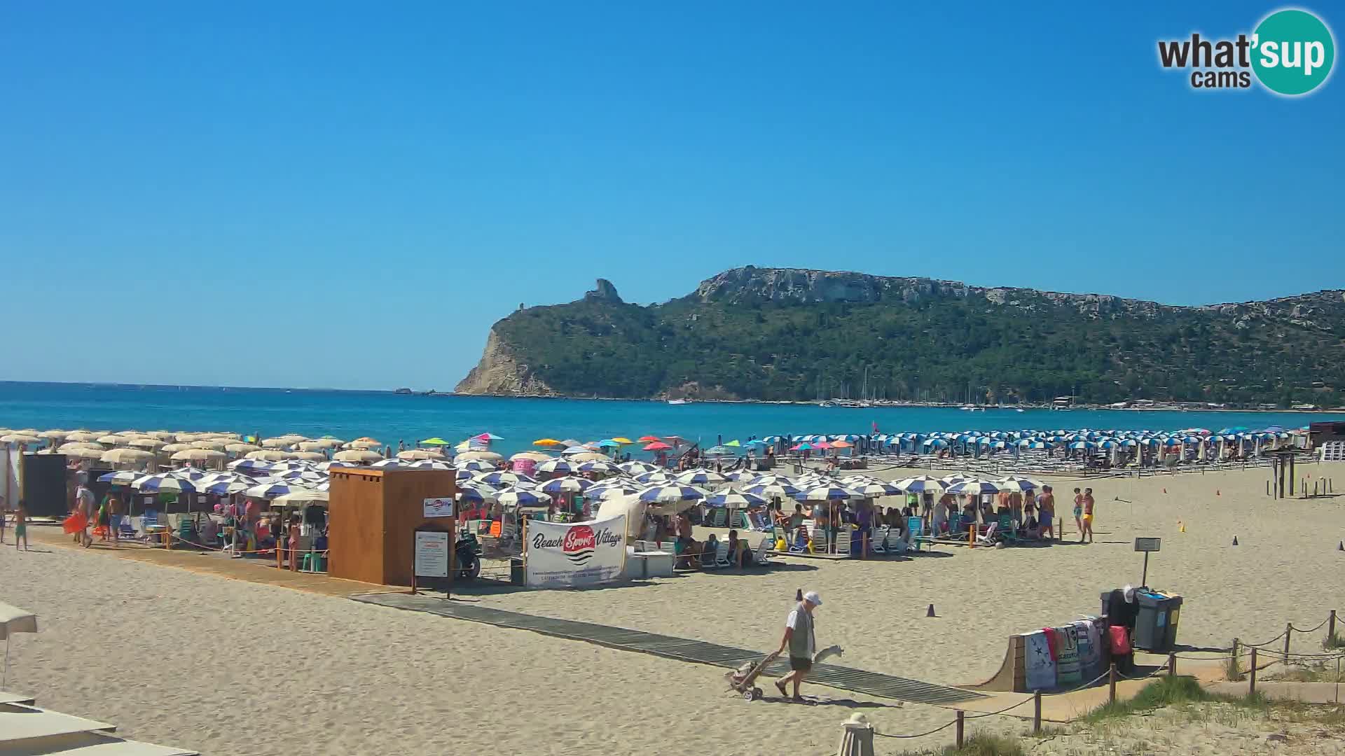 Webcam plage de Poetto | Cagliari | Sardaigne