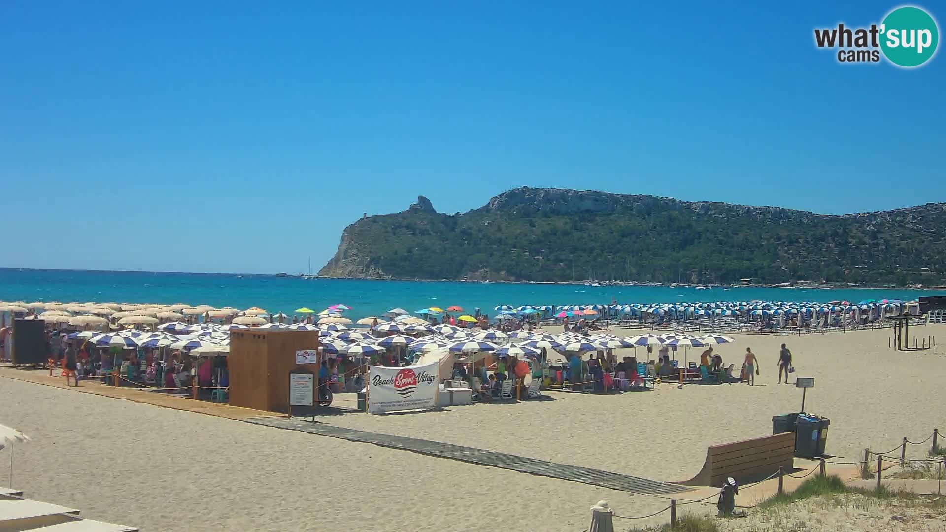 Poetto beach webcam | Cagliari | Sardinia