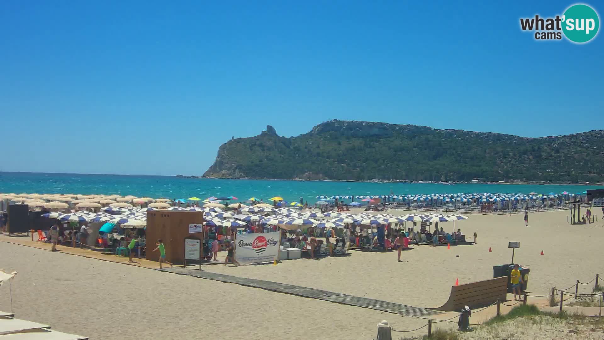 Poetto beach webcam | Cagliari | Sardinia