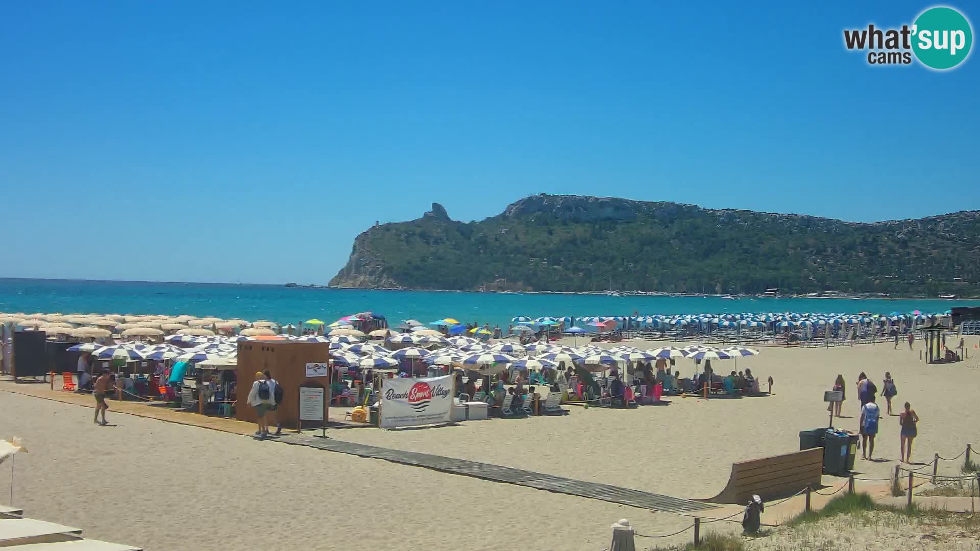 Poetto beach webcam | Cagliari | Sardinija