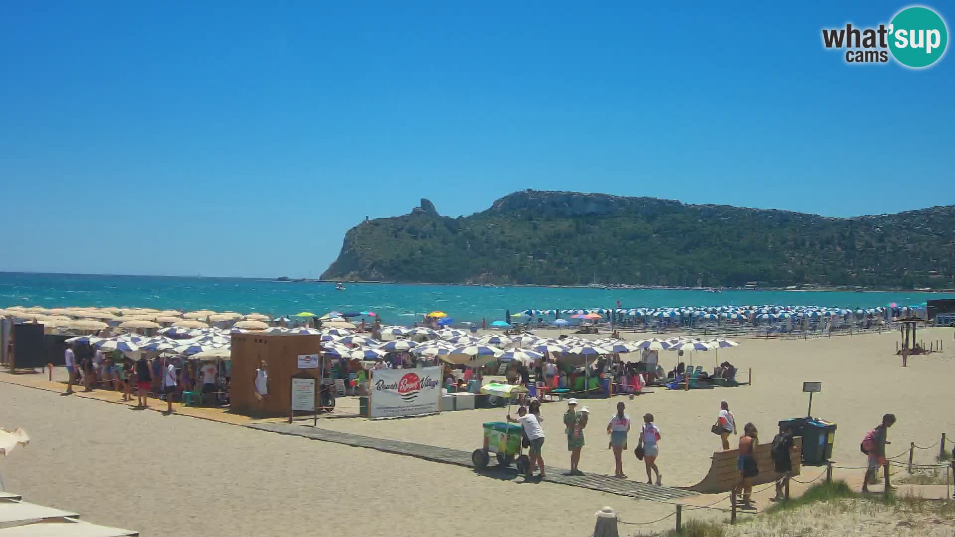 Poetto beach webcam | Cagliari | Sardinia