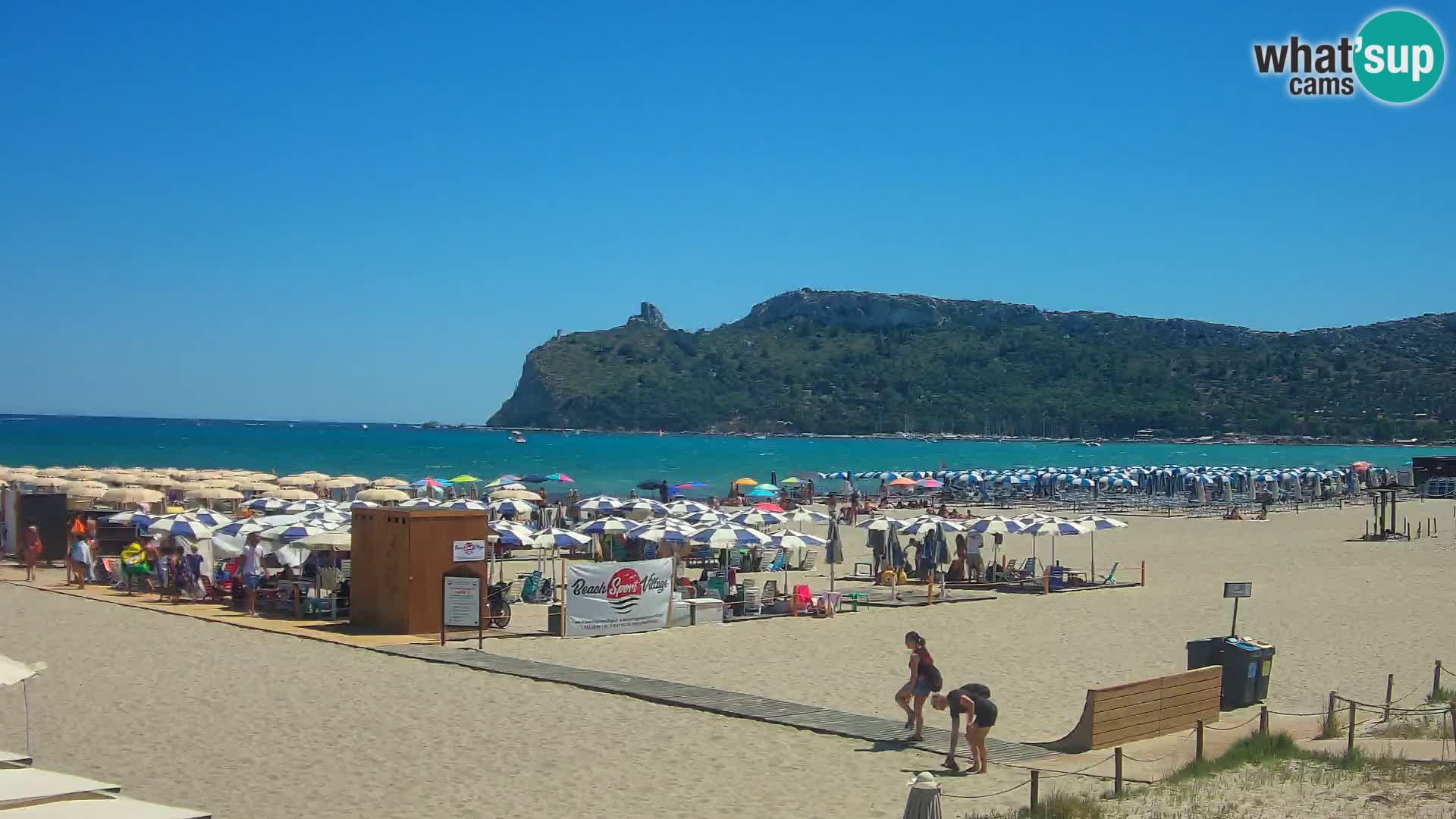 Poetto beach webcam | Cagliari | Sardinia