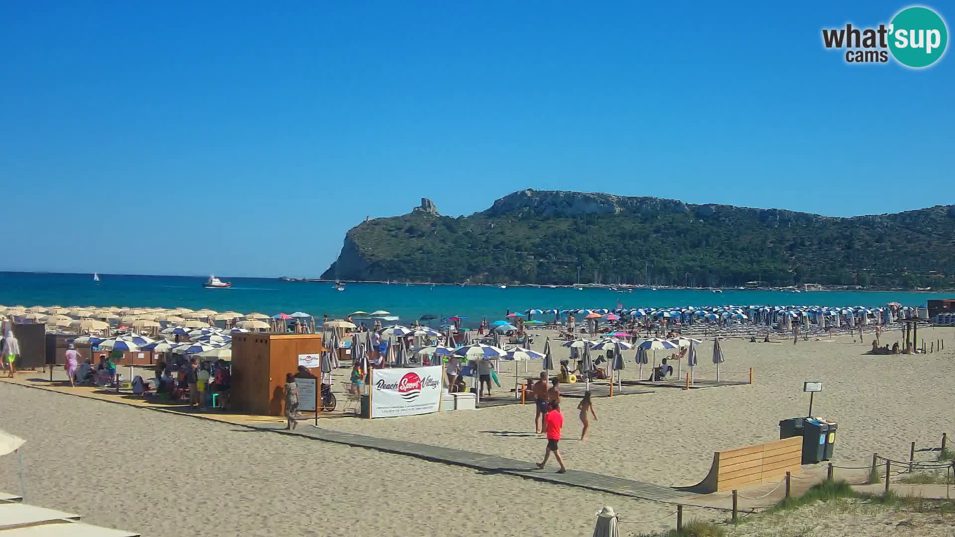 Poetto beach webcam | Cagliari | Sardinija