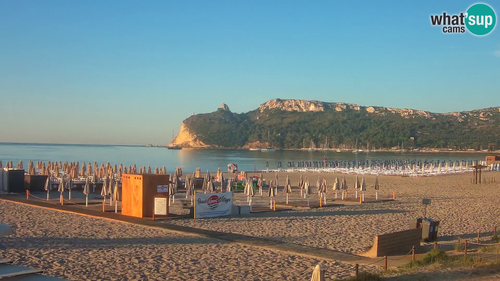 Poetto beach webcam | Cagliari | Sardinia