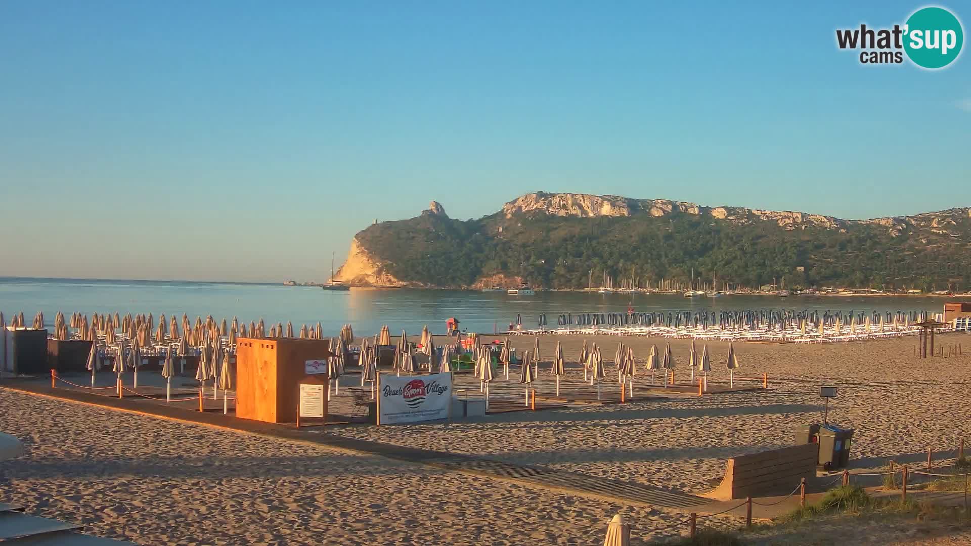 Poetto beach webcam | Cagliari | Sardinia