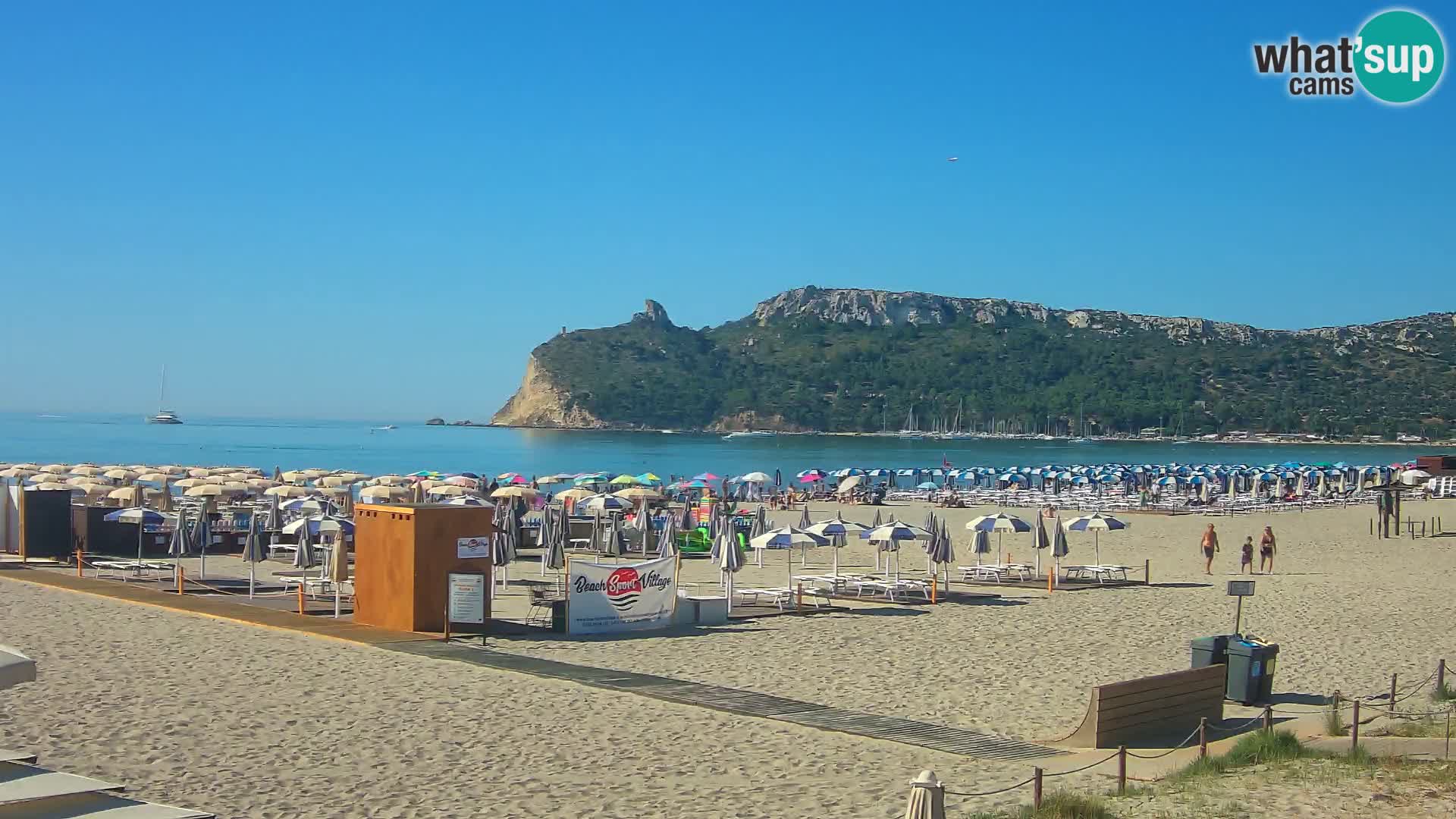 Webcam plage de Poetto | Cagliari | Sardaigne