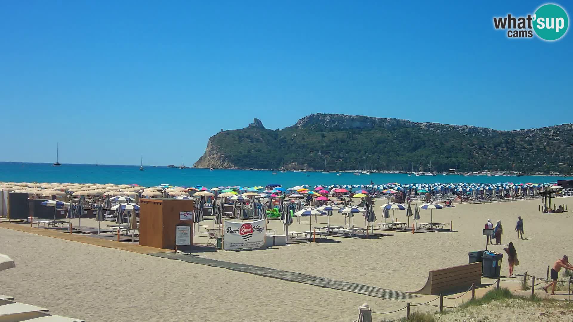 Webcam plage de Poetto | Cagliari | Sardaigne