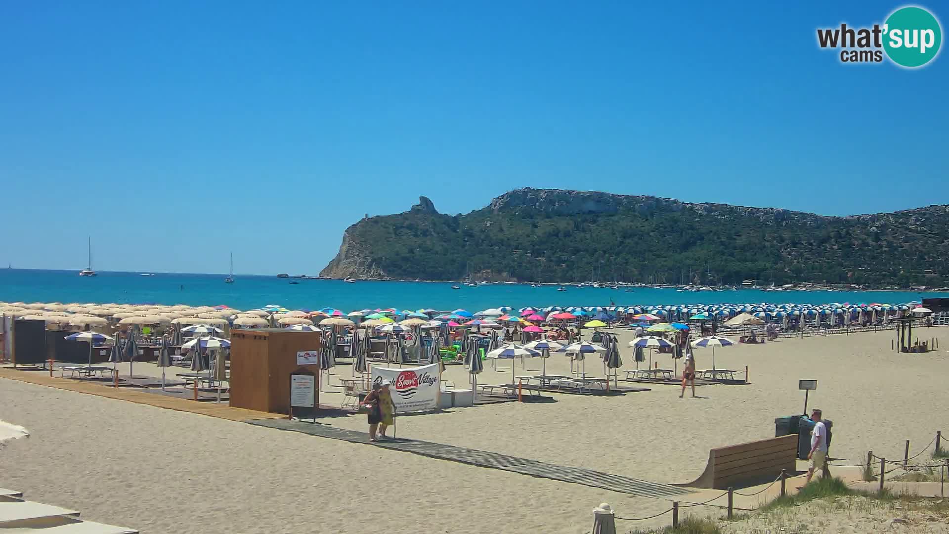 Webcam plage de Poetto | Cagliari | Sardaigne
