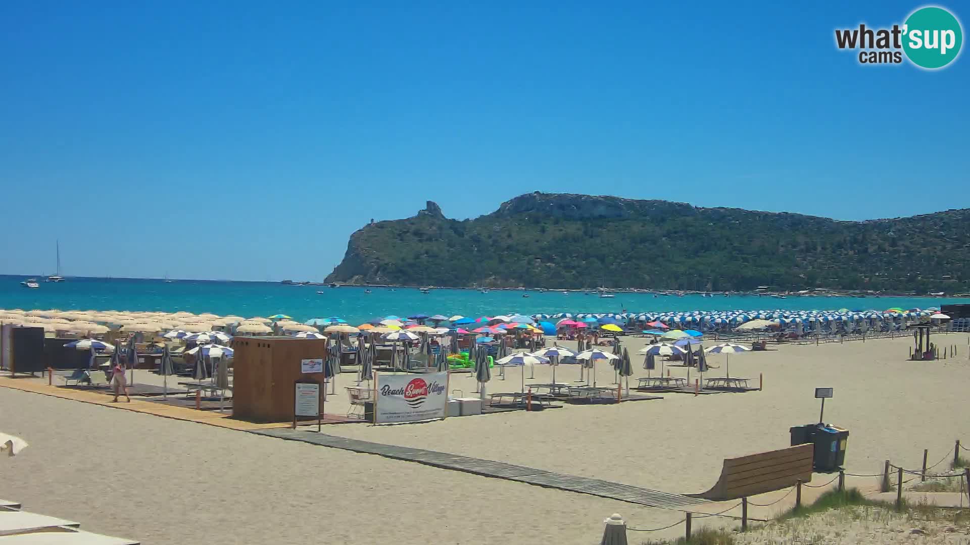 Poetto beach webcam | Cagliari | Sardinia