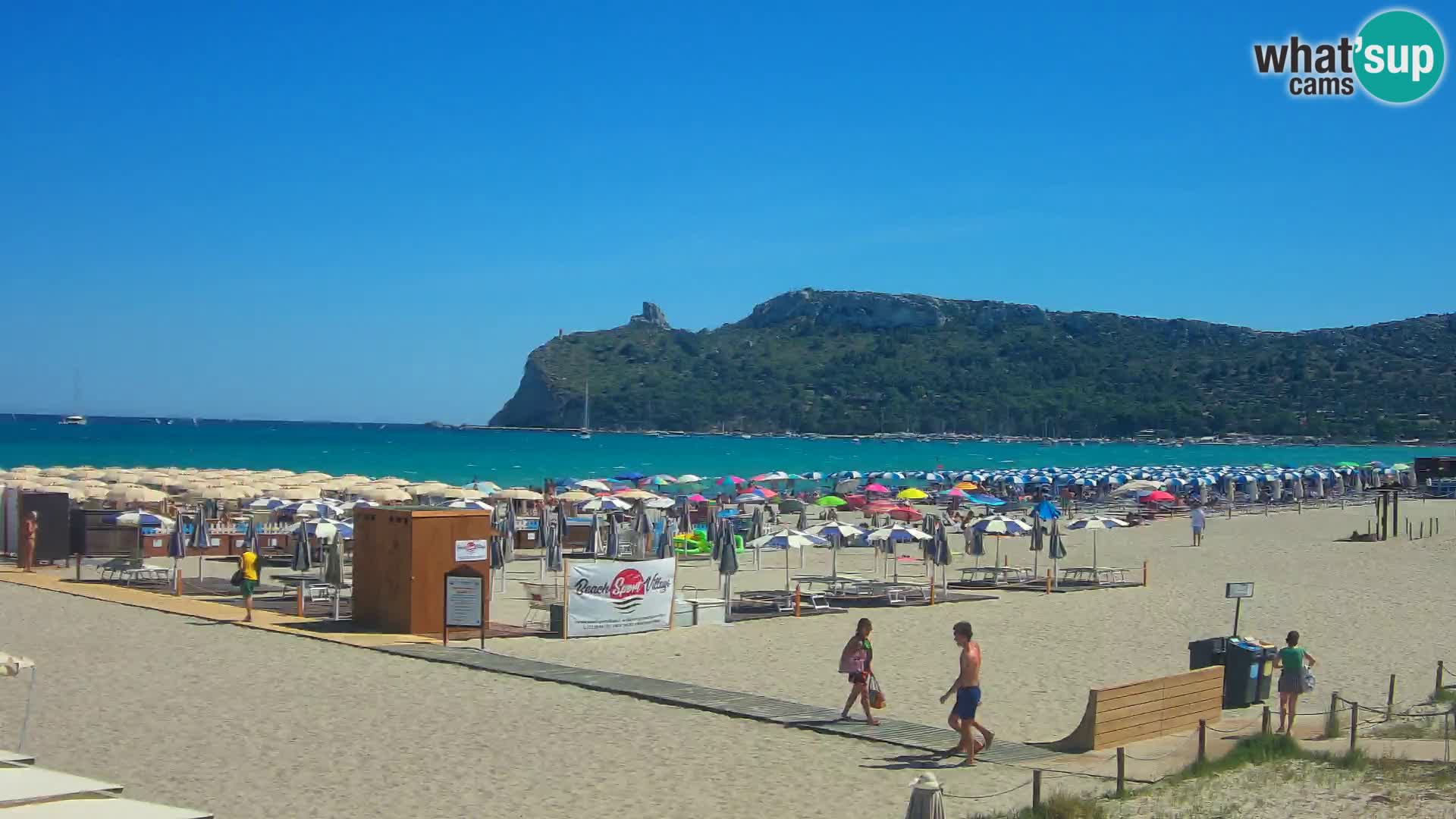 Poetto beach webcam | Cagliari | Sardinia