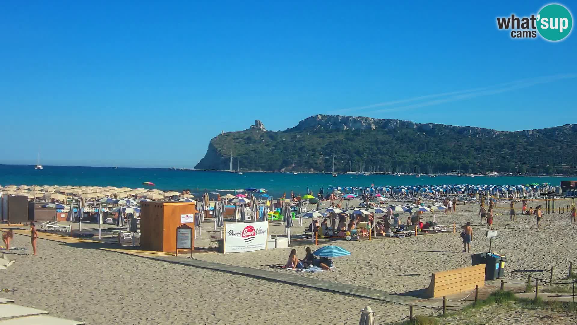 Poetto beach webcam | Cagliari | Sardinia