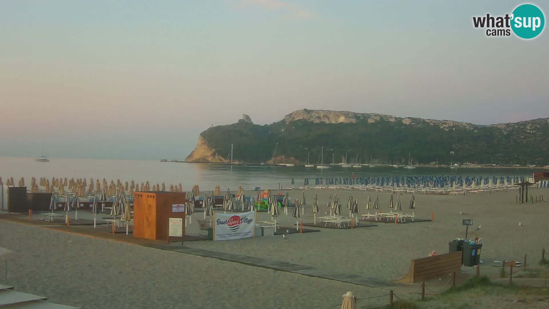 Poetto beach webcam | Cagliari | Sardinija