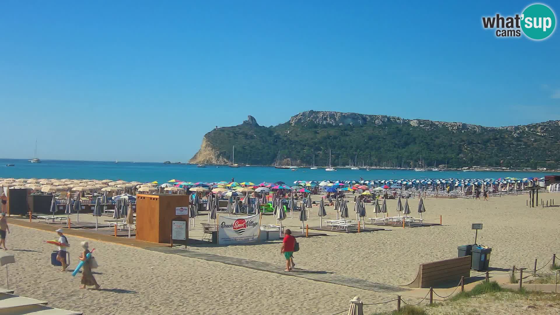 Poetto beach webcam | Cagliari | Sardinia