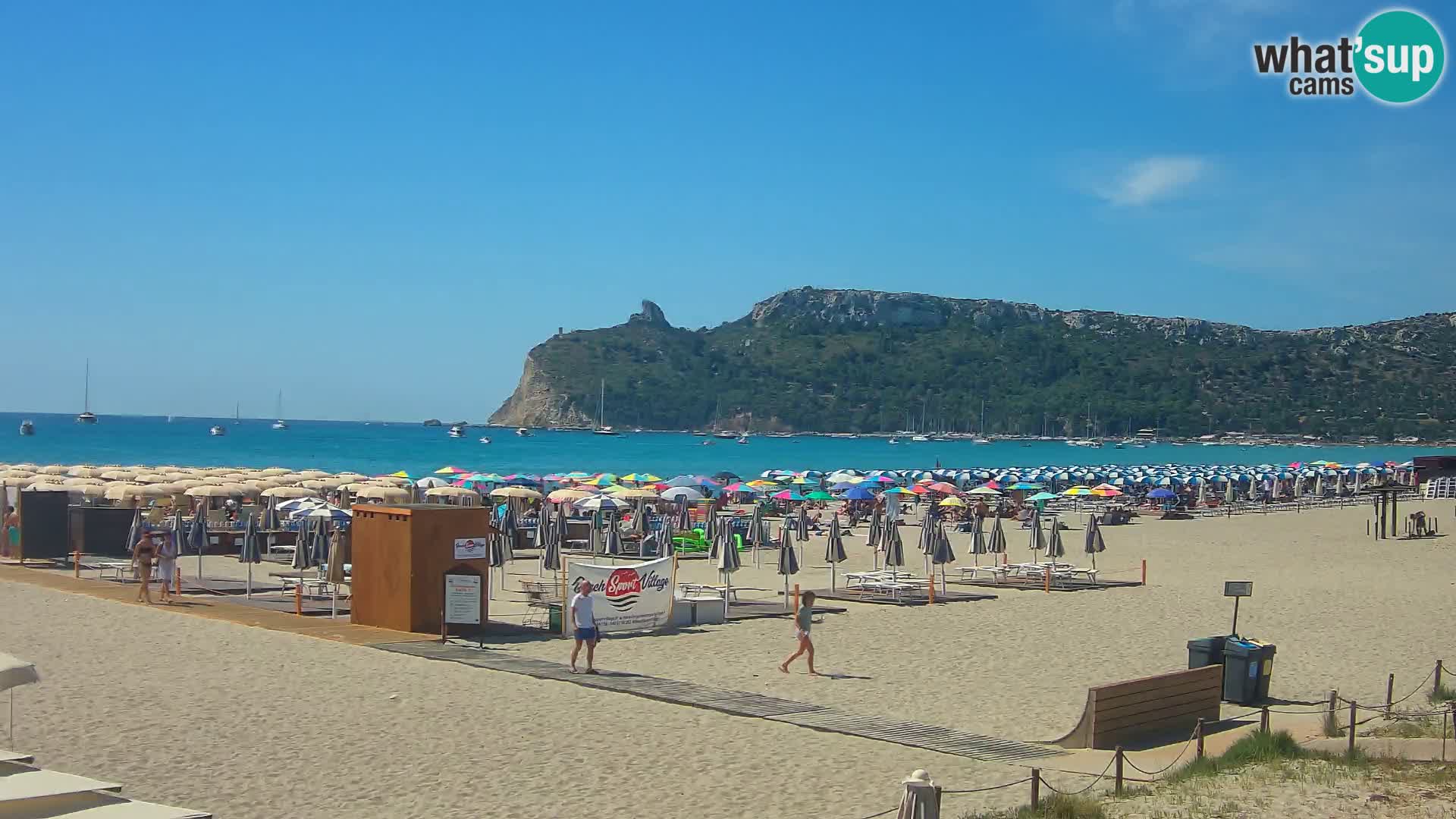 Webcam plage de Poetto | Cagliari | Sardaigne