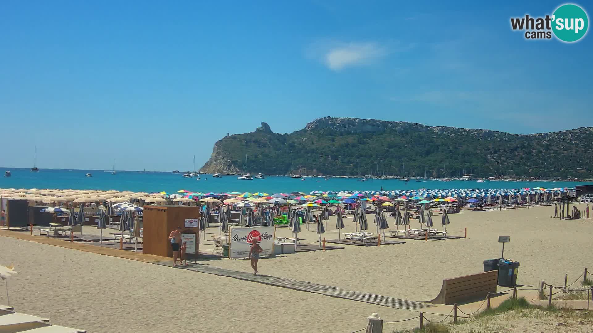 Poetto beach webcam | Cagliari | Sardinia