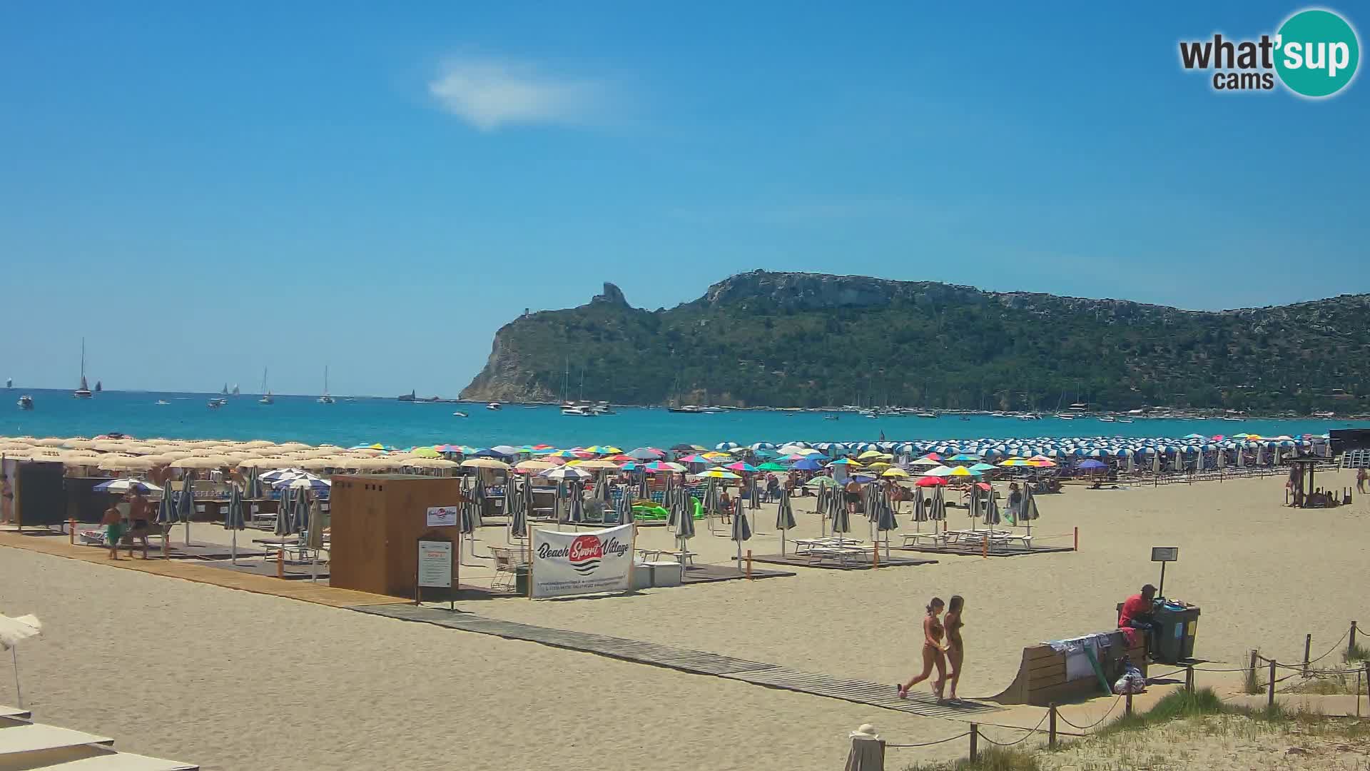 Poetto Strand Webcam | Cagliari | Sardinien