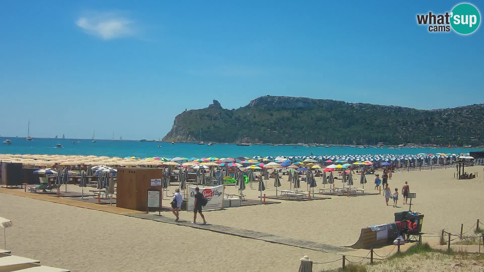 Poetto Strand Webcam | Cagliari | Sardinien
