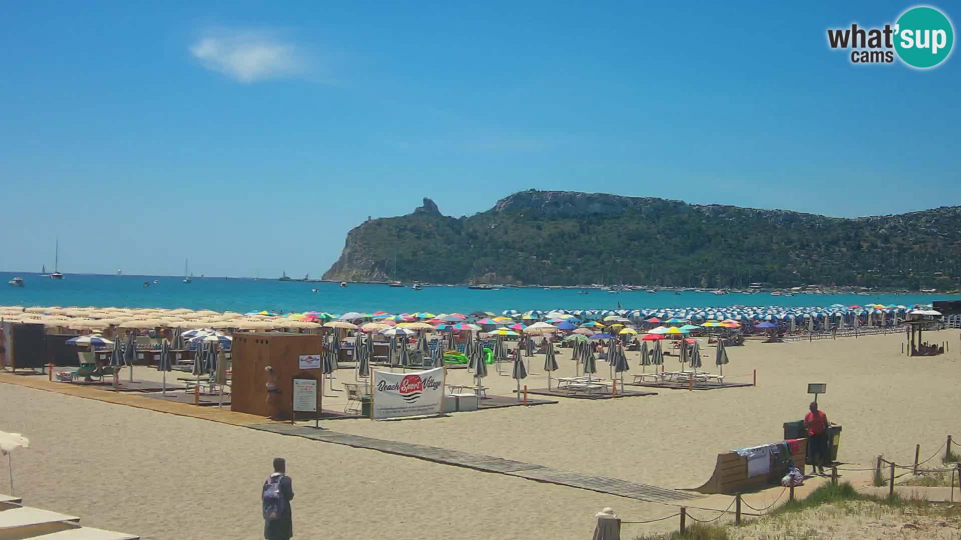 Poetto beach webcam | Cagliari | Sardinia
