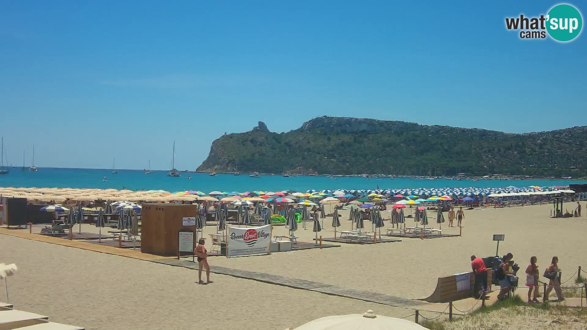 Poetto Strand Webcam | Cagliari | Sardinien