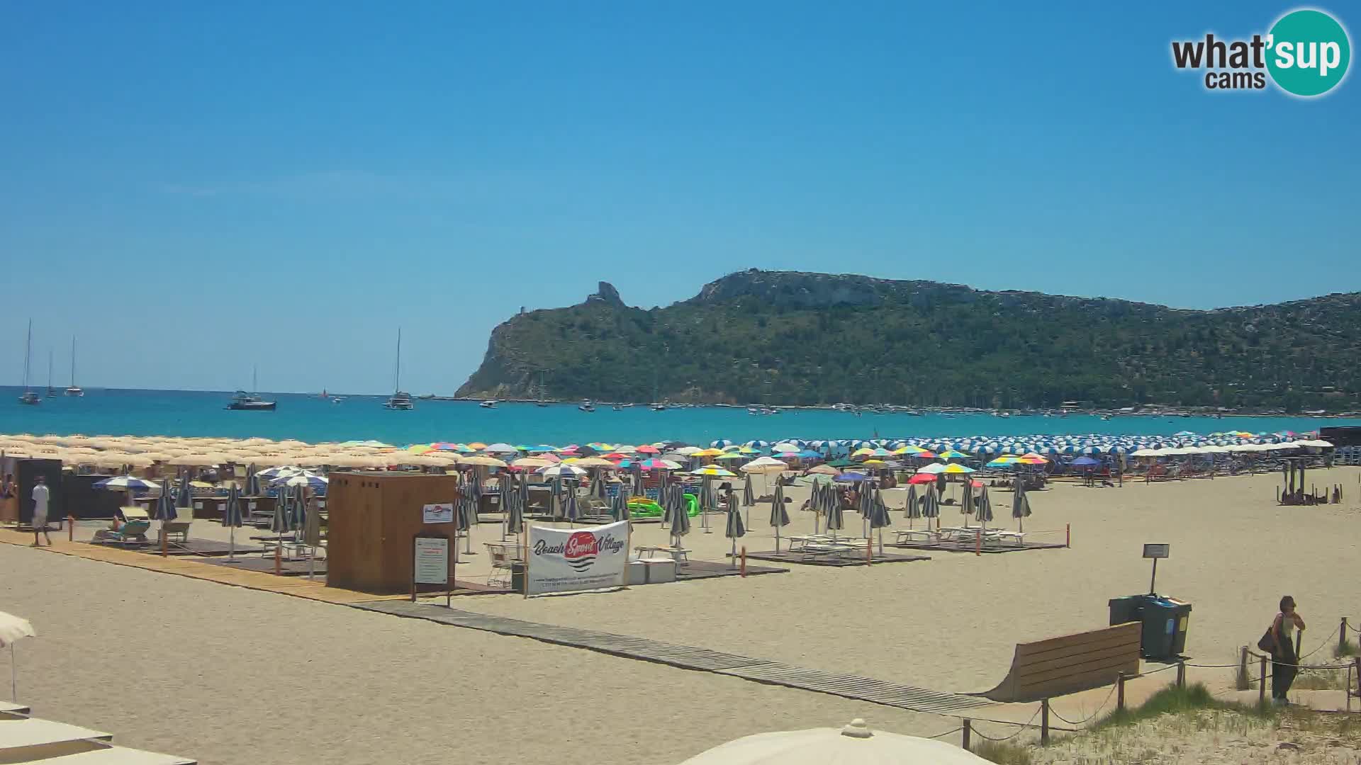 Poetto Strand Webcam | Cagliari | Sardinien