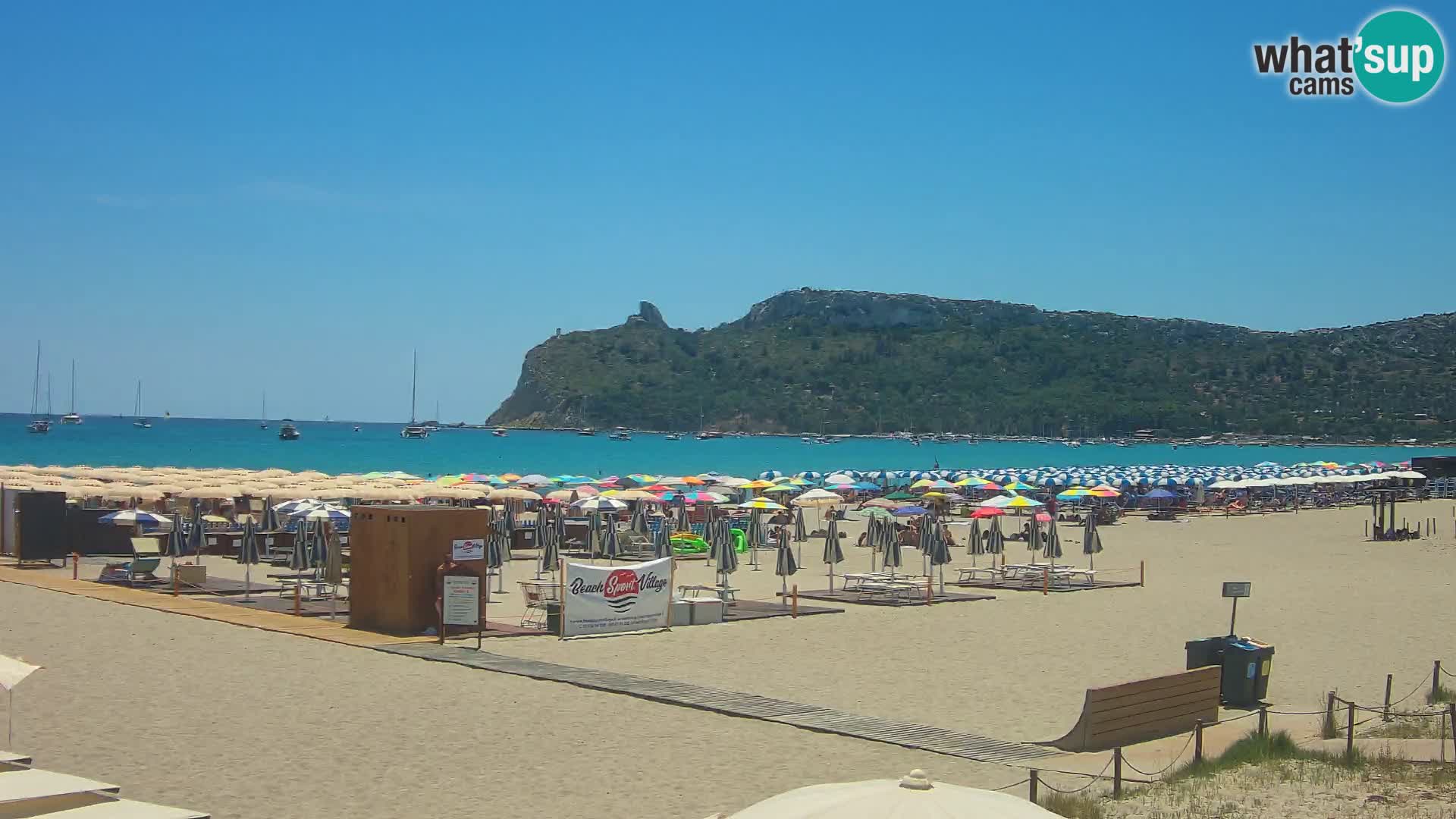 Poetto beach webcam | Cagliari | Sardinia