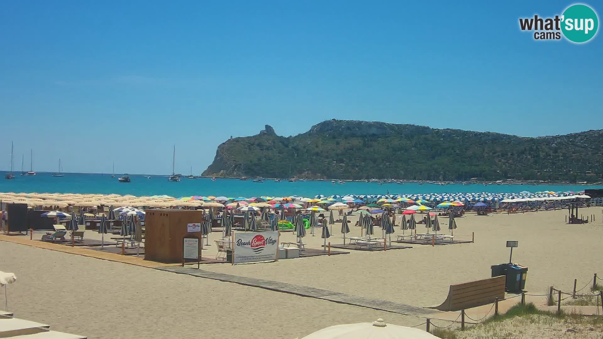 Webcam plage de Poetto | Cagliari | Sardaigne