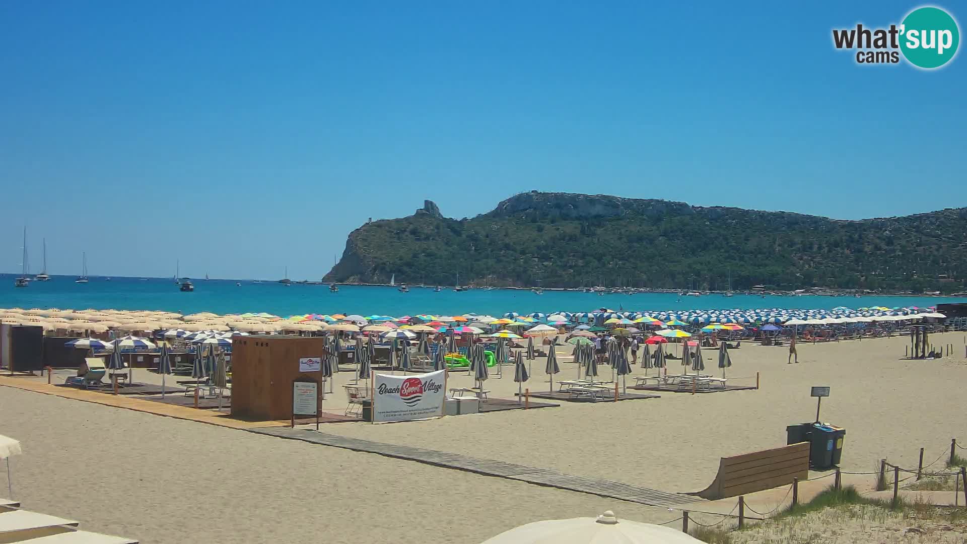 Poetto beach webcam | Cagliari | Sardinia