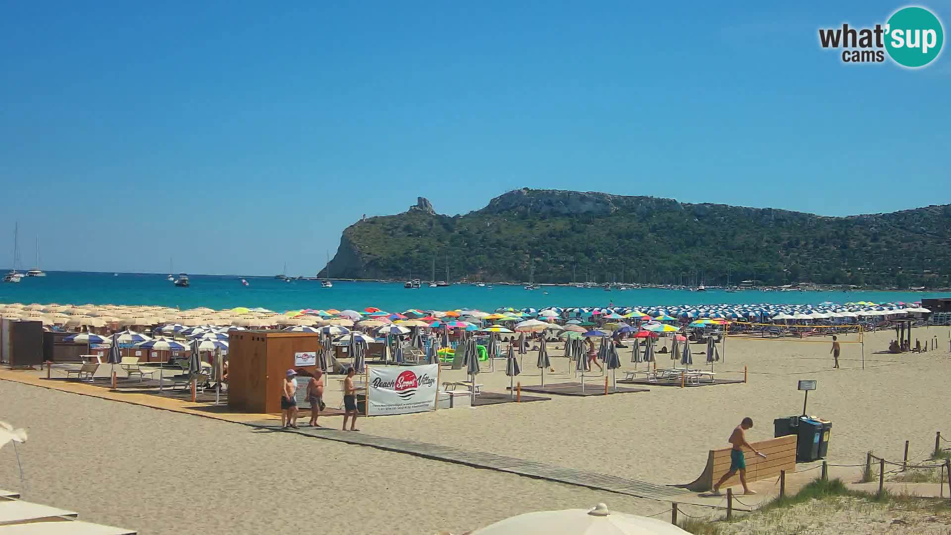 Poetto Strand Webcam | Cagliari | Sardinien