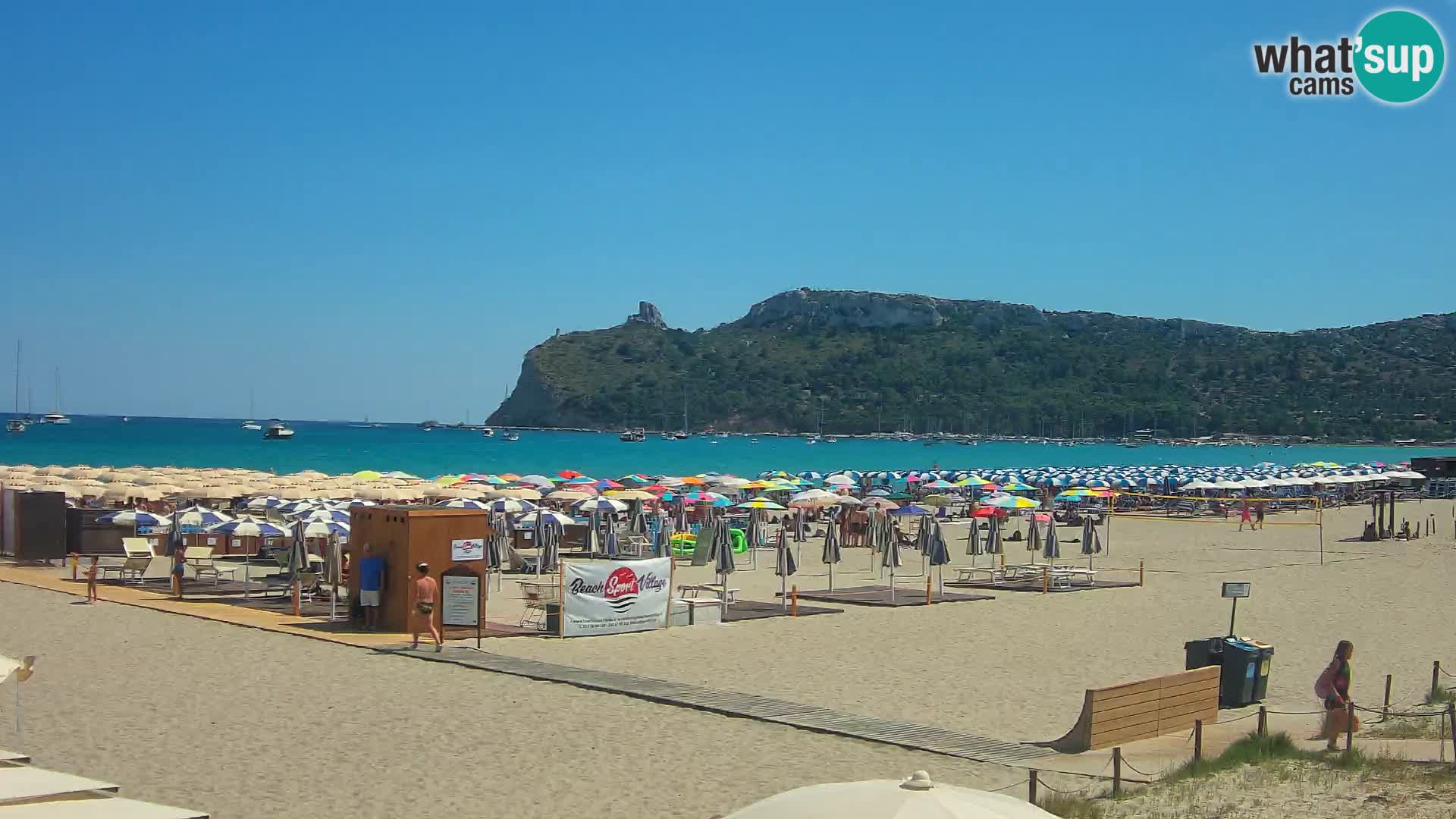 Poetto Strand Webcam | Cagliari | Sardinien