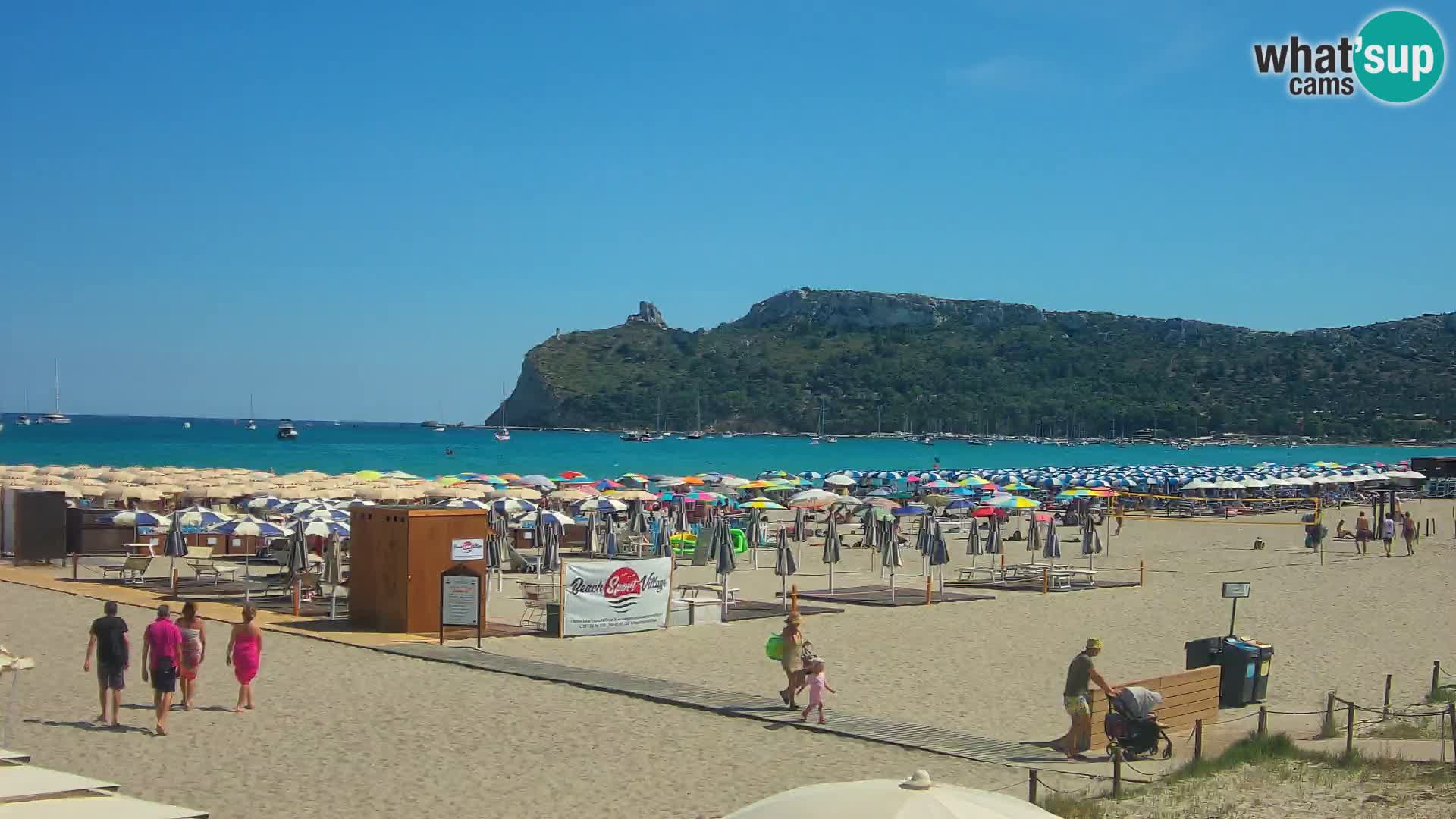 Poetto beach webcam | Cagliari | Sardinija