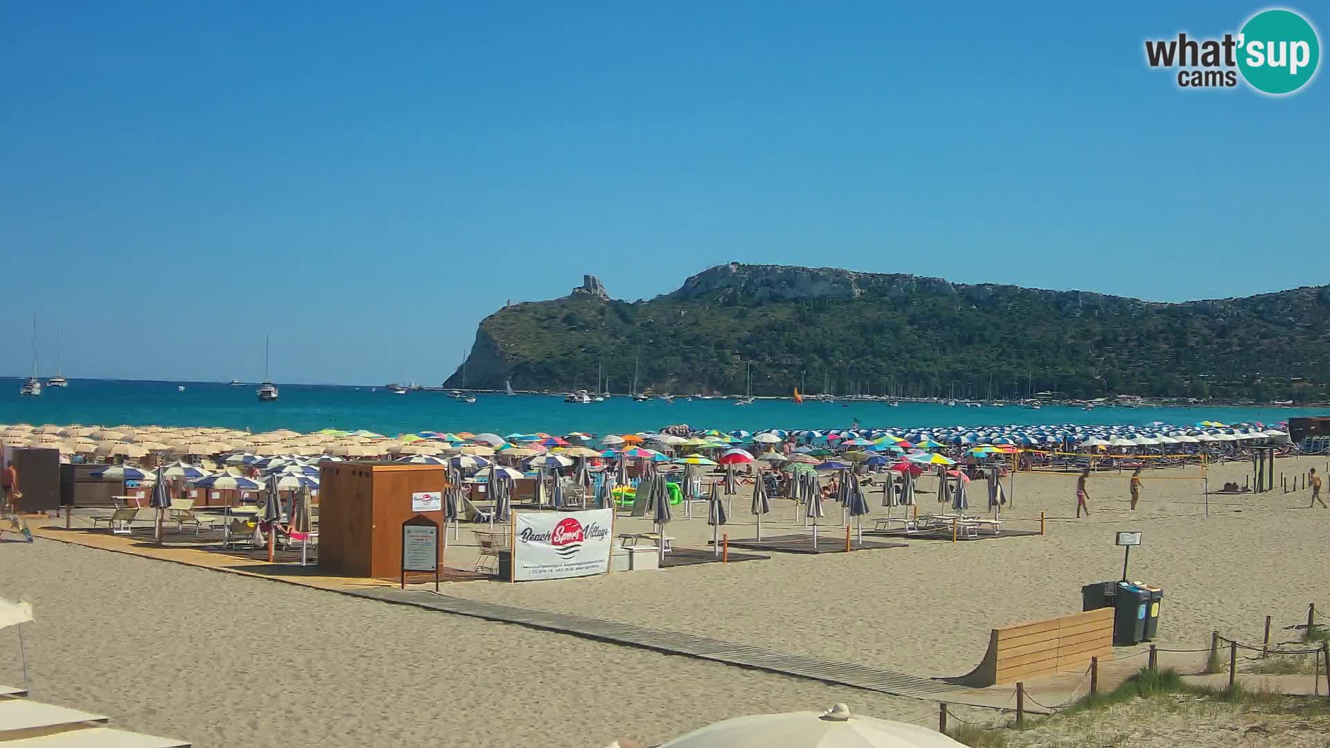 Webcam plage de Poetto | Cagliari | Sardaigne