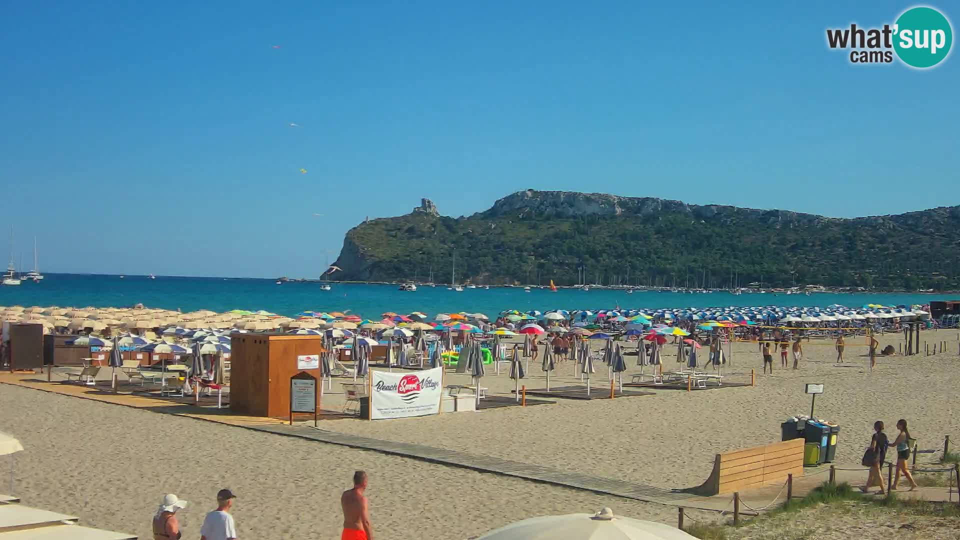 Poetto beach webcam | Cagliari | Sardinija