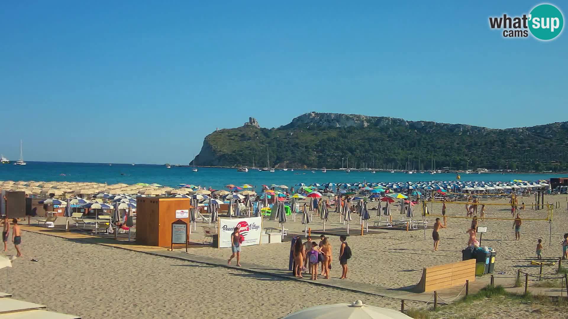 Poetto beach webcam | Cagliari | Sardinija
