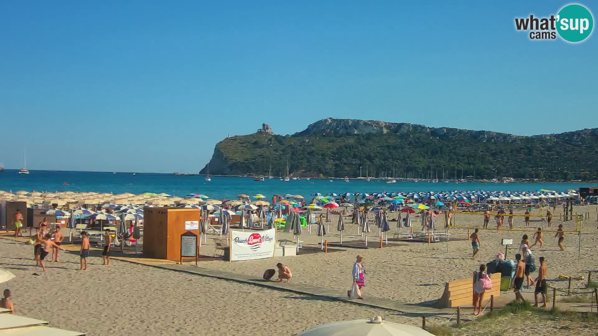 Poetto beach webcam | Cagliari | Sardinija