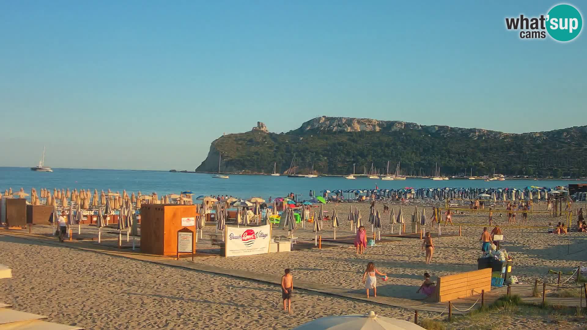 Webcam plage de Poetto | Cagliari | Sardaigne