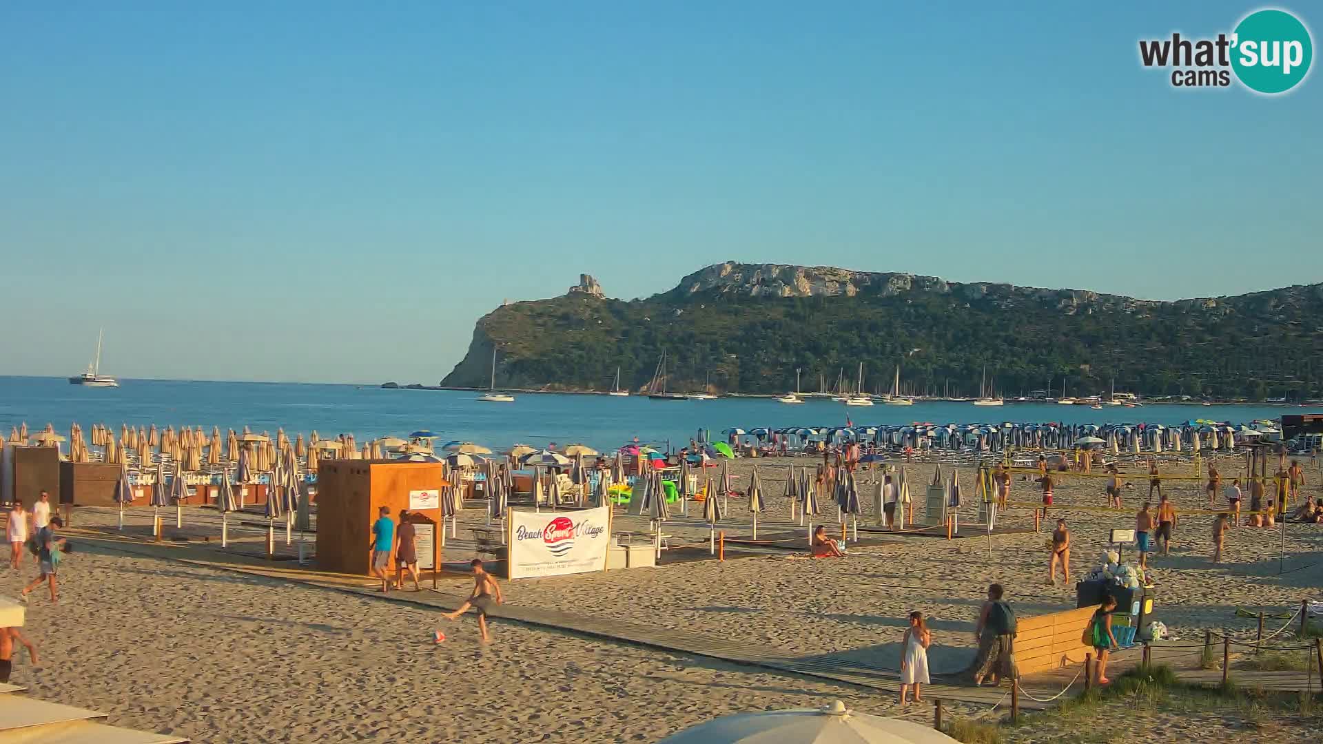 Poetto beach webcam | Cagliari | Sardinia
