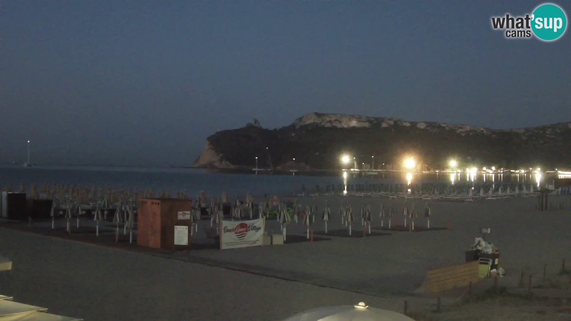 Poetto beach webcam | Cagliari | Sardinija