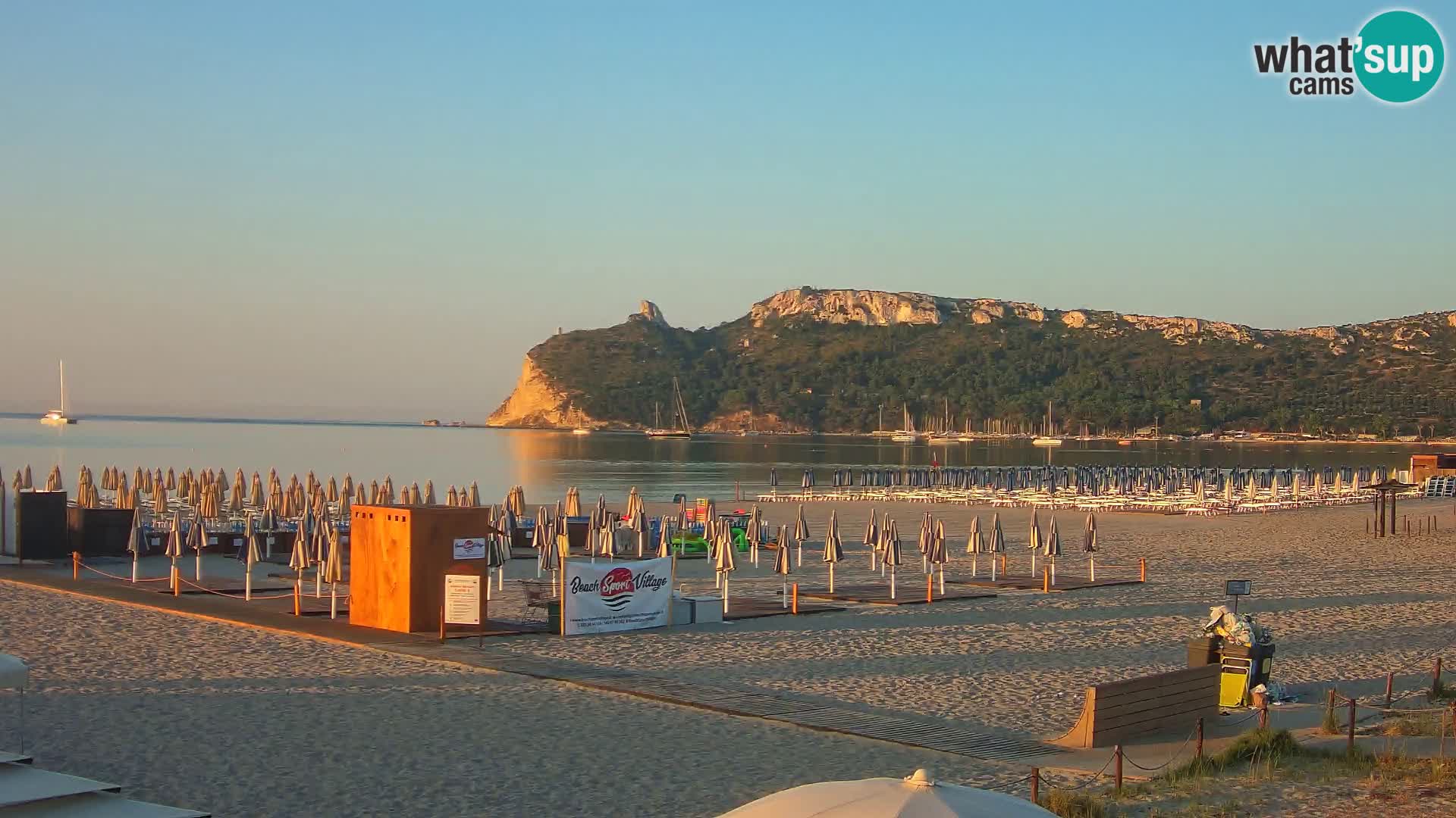 Poetto beach webcam | Cagliari | Sardinija
