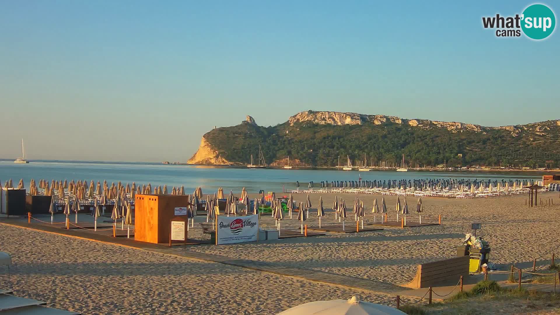 Poetto beach webcam | Cagliari | Sardinija