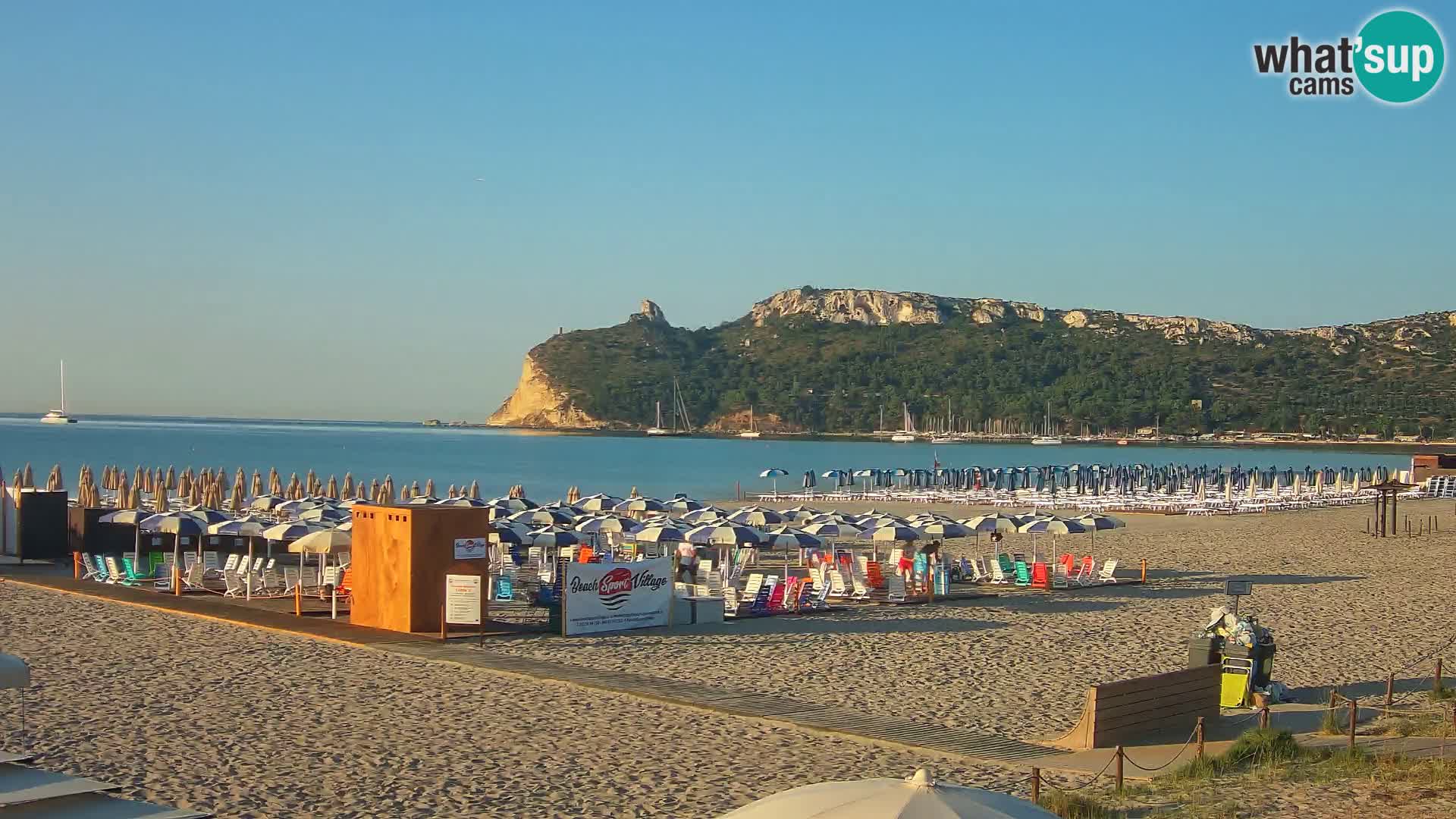 Poetto Strand Webcam | Cagliari | Sardinien