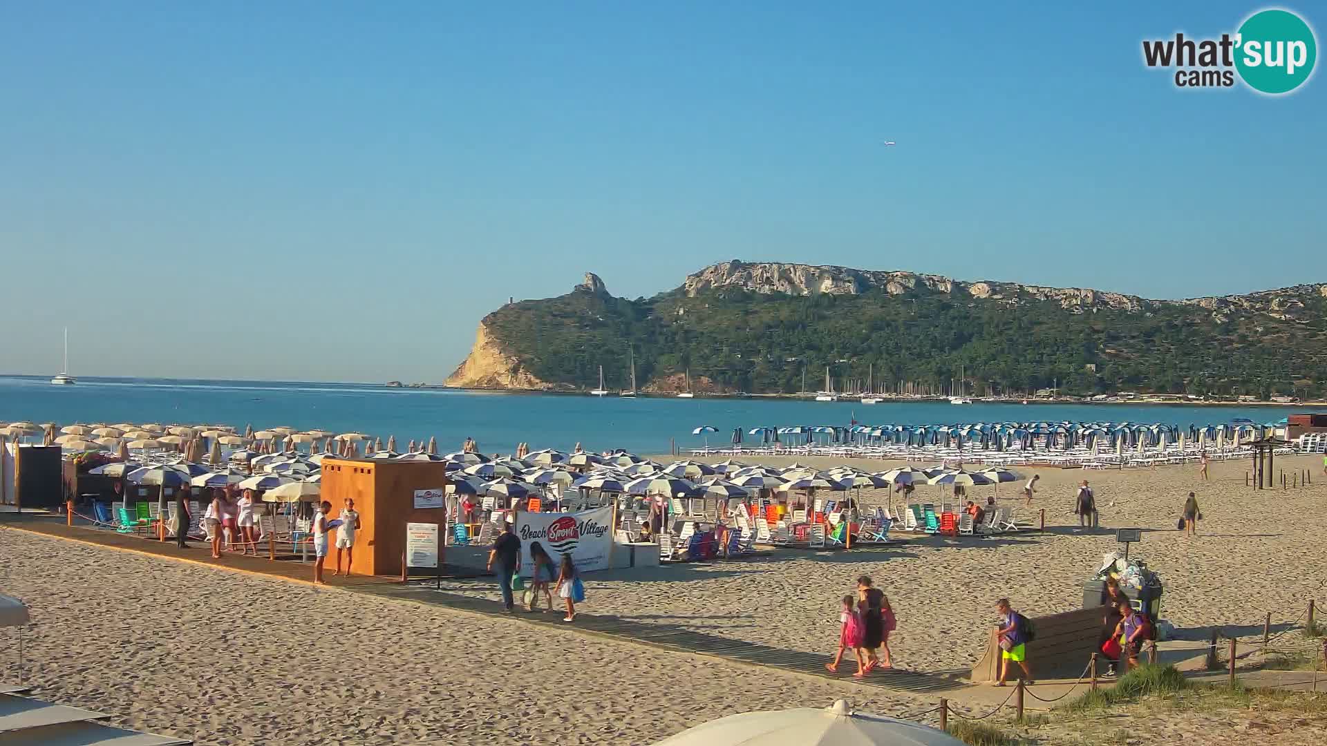 Poetto beach webcam | Cagliari | Sardinija