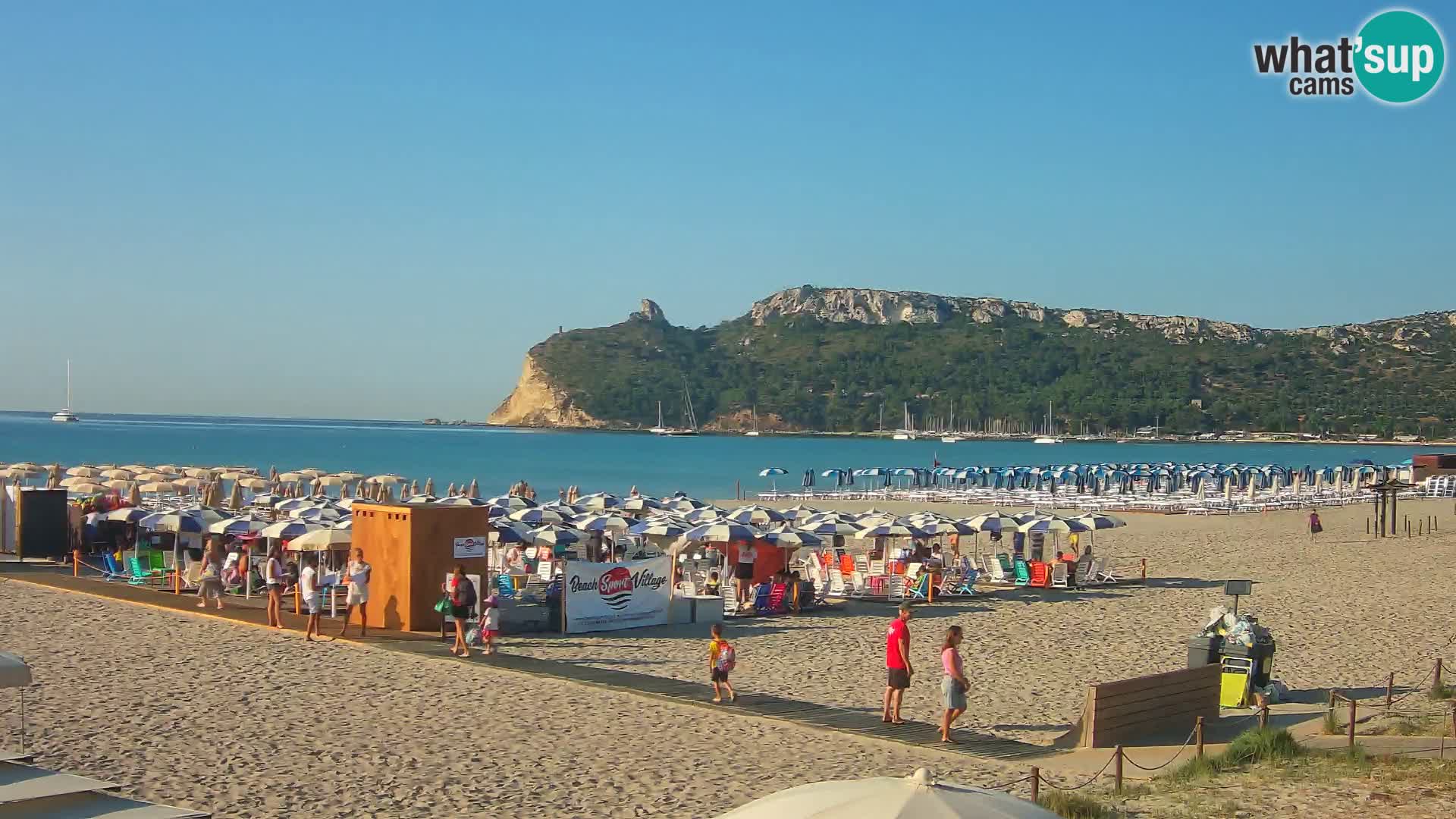 Poetto beach webcam | Cagliari | Sardinia