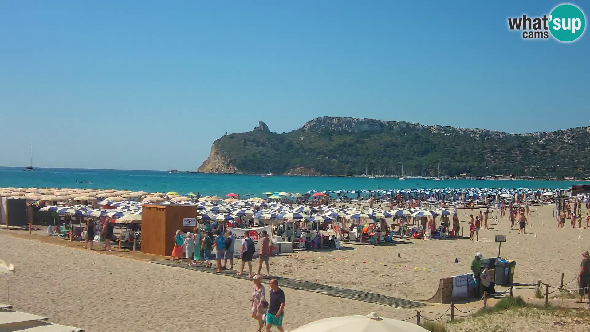 Webcam plage de Poetto | Cagliari | Sardaigne