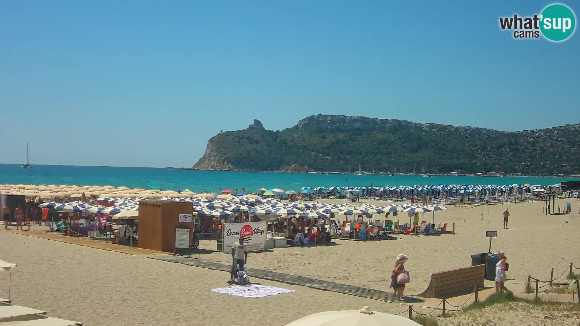 Poetto beach webcam | Cagliari | Sardinia