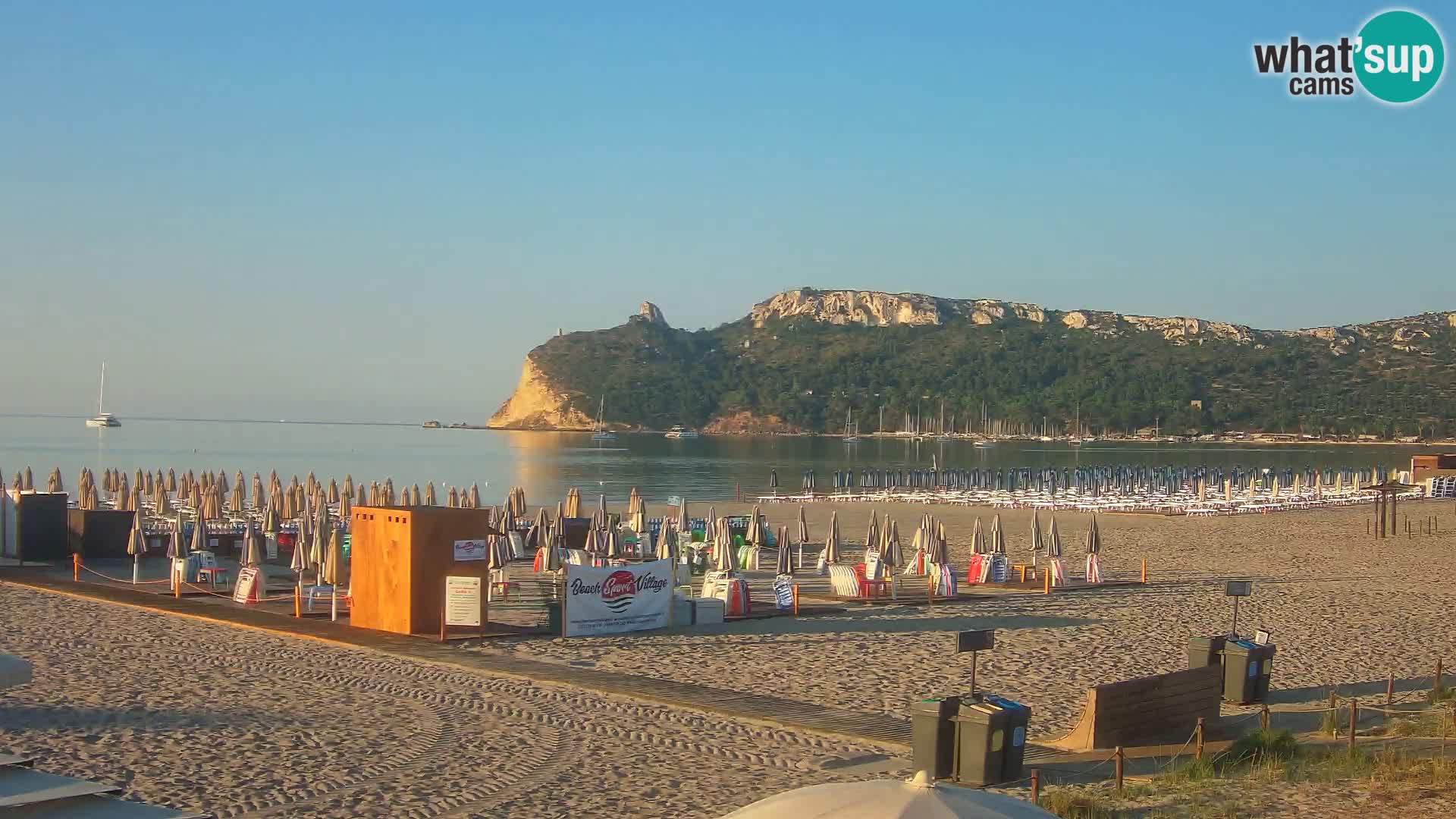 Poetto beach webcam | Cagliari | Sardinija