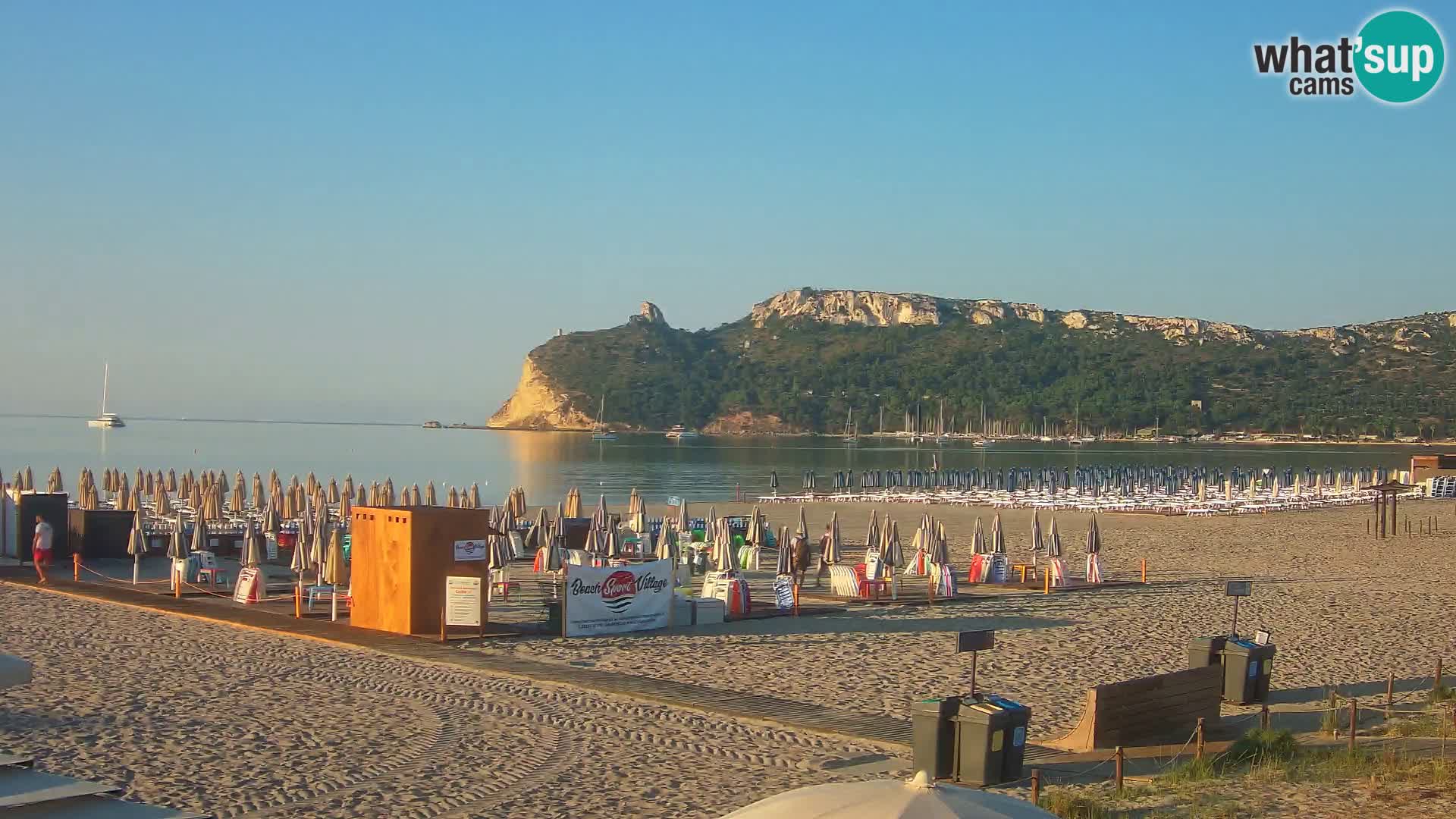 Poetto beach webcam | Cagliari | Sardinija